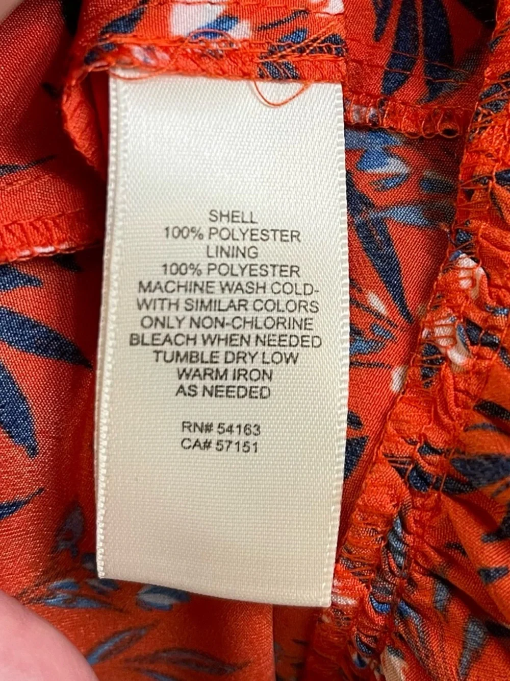 Eliza J Red Floral Wrap Dress - Picture 5 of 6